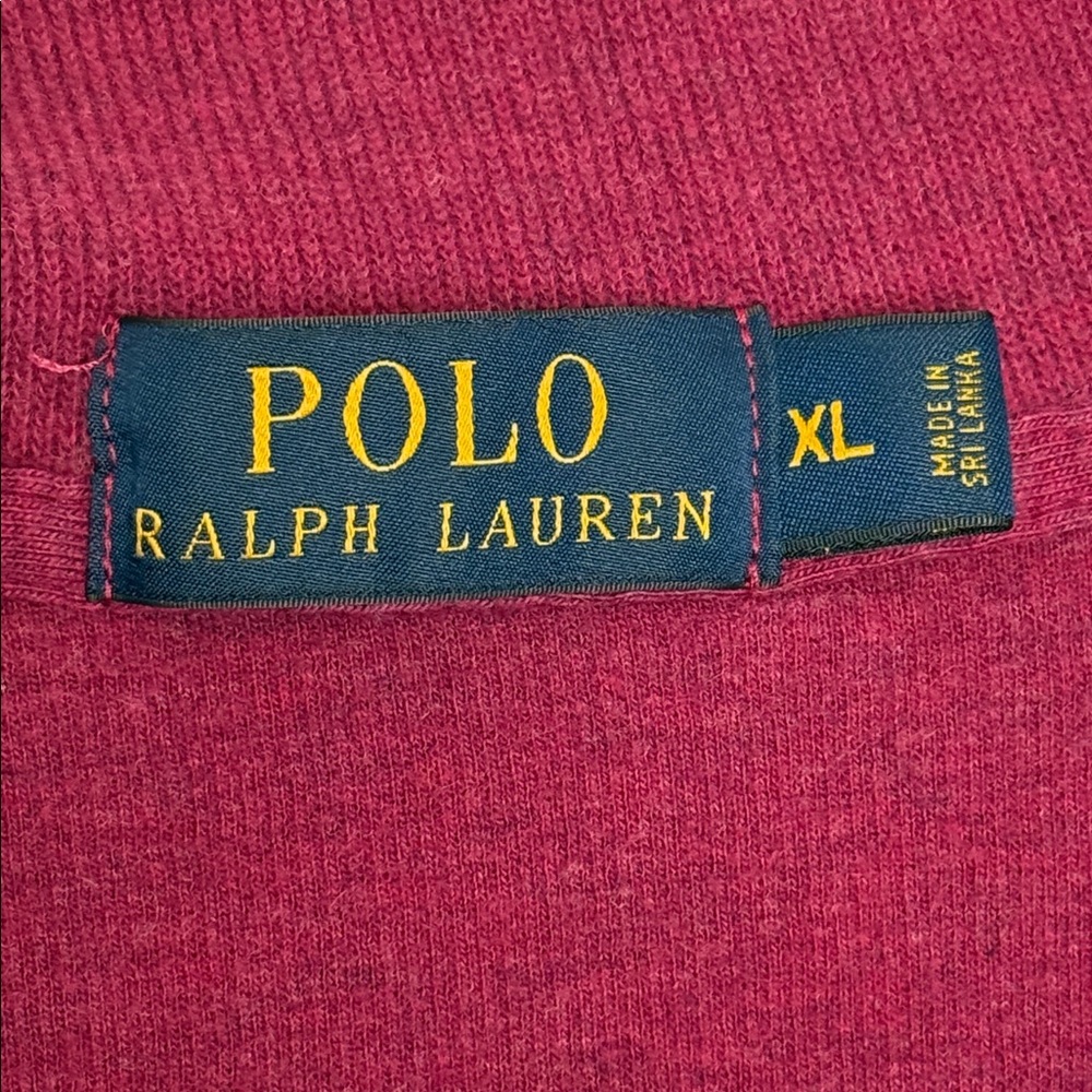 Polo Ralph Lauren Men's Estate Rib Quarter-Zip Pullover Sweater Size XL - Picture 2 of 6